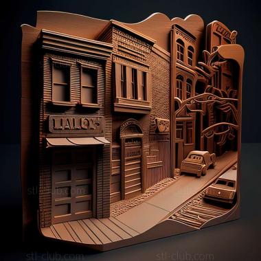 3D model streets (STL)